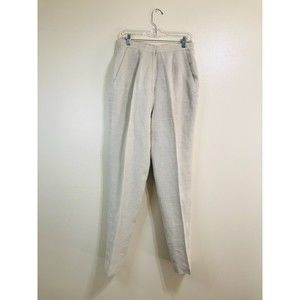 Preview Collection Women's 100% Linen Fully Lined Pants, Size 12